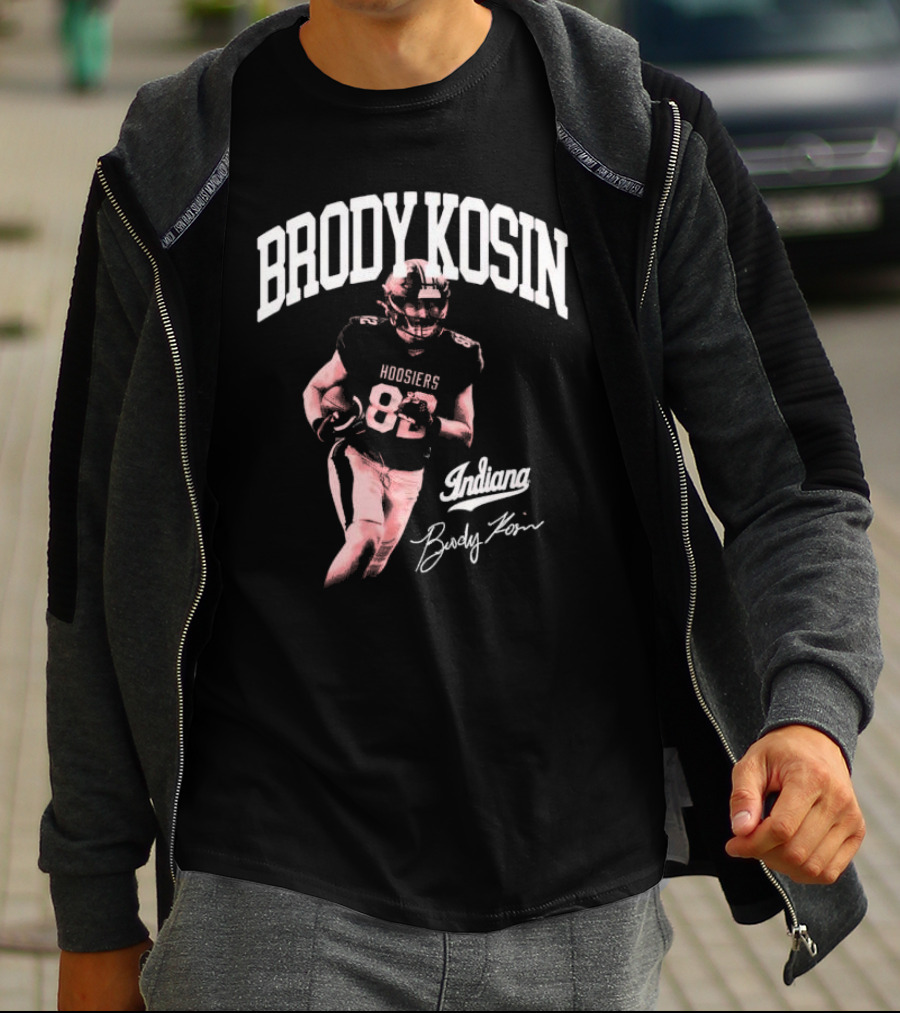 Brody Kosin Indiana Hoosiers 82 Player Indiana Brody Kosin Signature T-Shirt