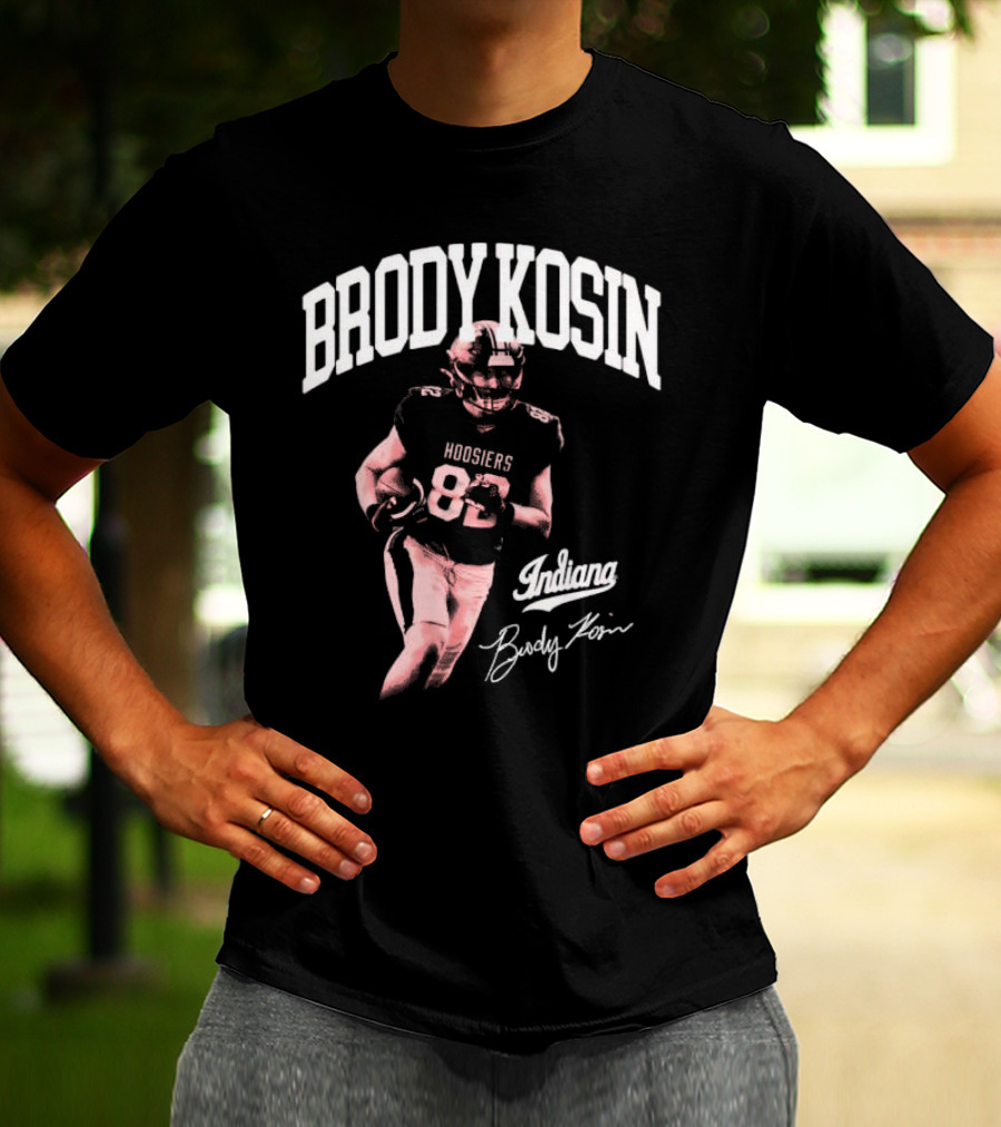 Brody Kosin Indiana Hoosiers 82 Player Indiana Brody Kosin Signature T-Shirt