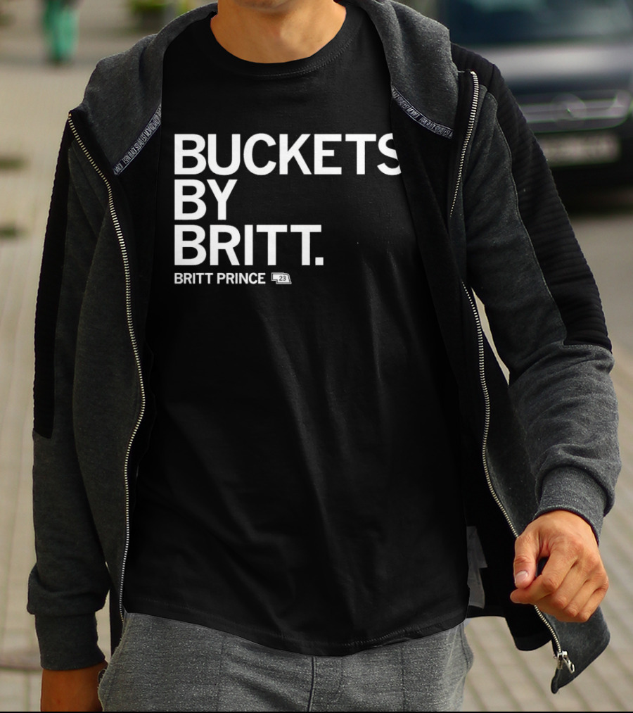 Buckets By Britt Nebraska Britt Prince 23 T-Shirt
