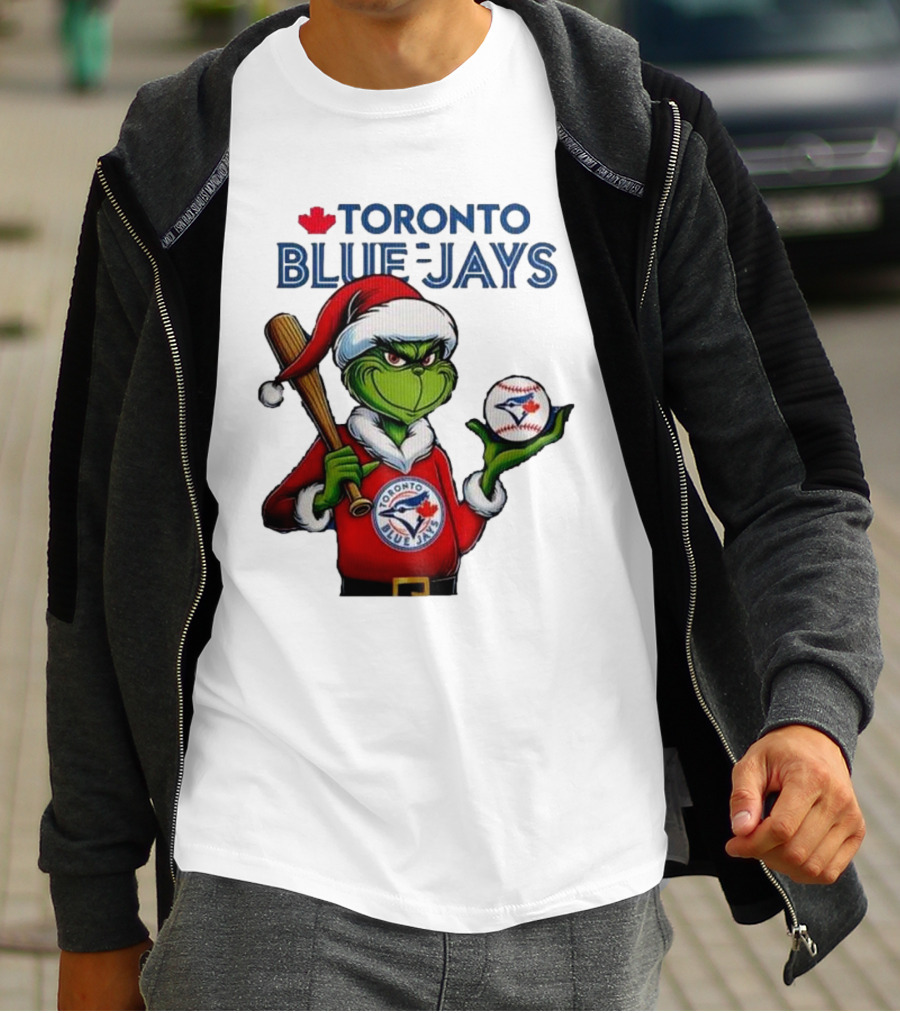 Toronto Blue Jays The Grinch Grinchmas Christmas T-Shirt