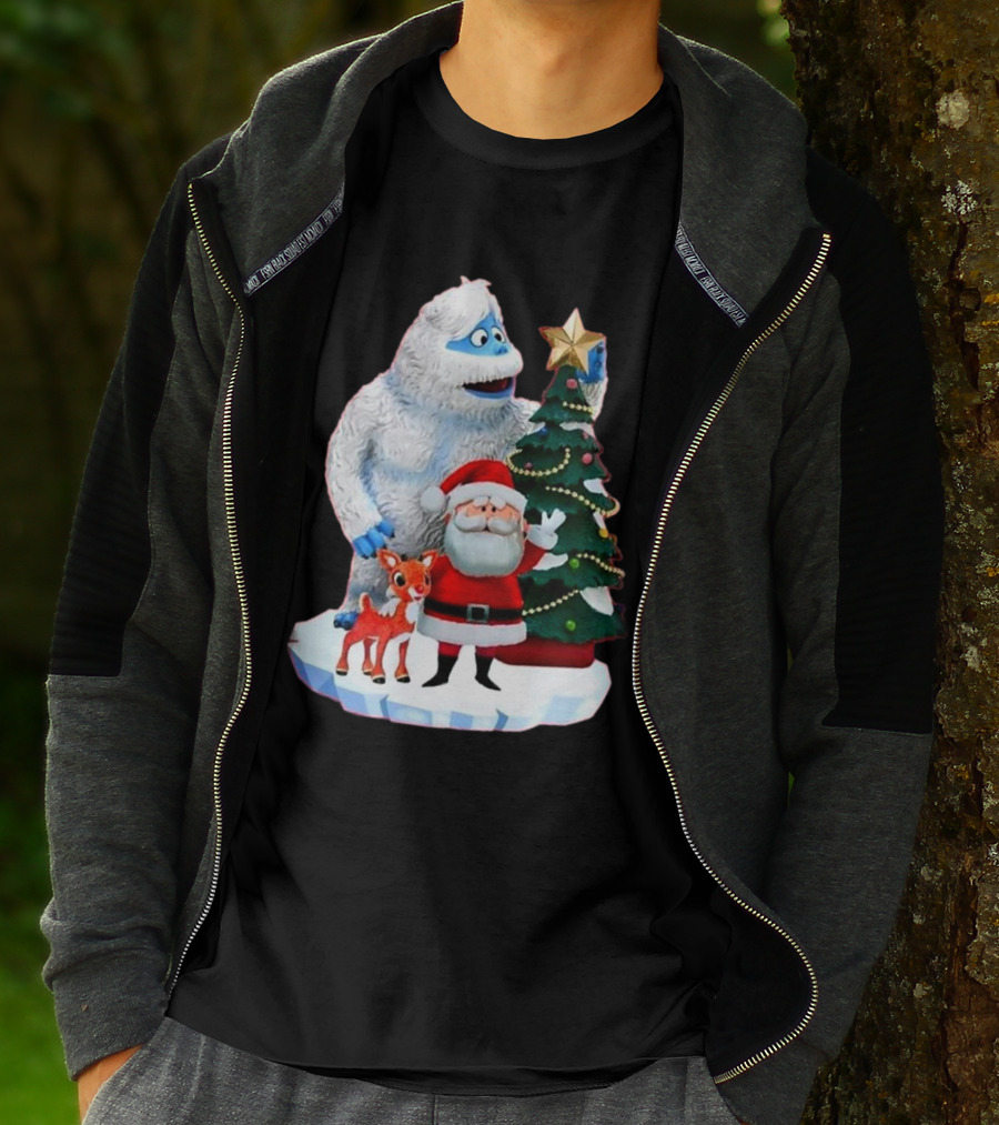 Bumble Rudolph Santa Christmas Tree Exclusive Rudolph The Red Nosed Reindeer T-Shirt