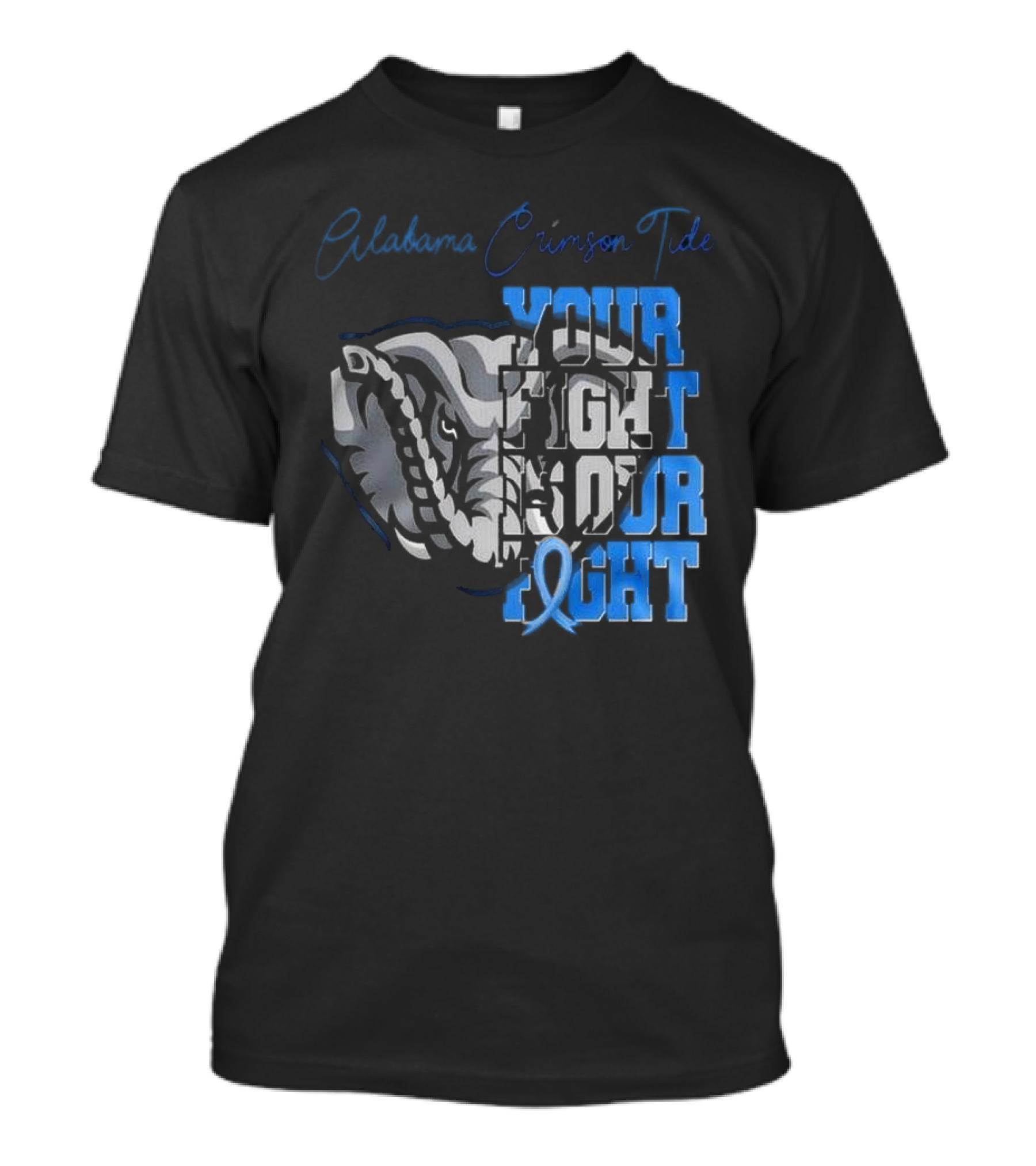 Alabama Crimson Tide Your Fight Is Our Fight Diabetes Awareness T-Shirt