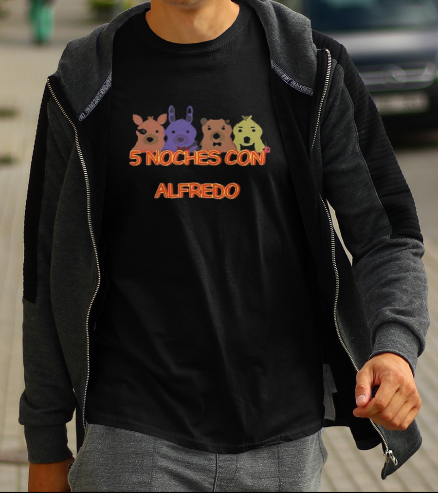 5 Noches Con Alfredo Five Nights At Freddy’s Character T-Shirt