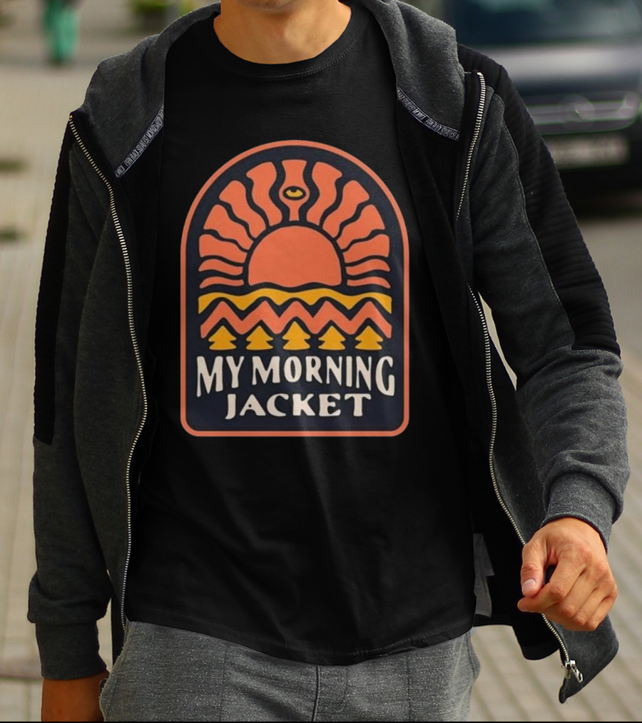 My Morning Jacket Sunrise Waves Solar Flare T-Shirt