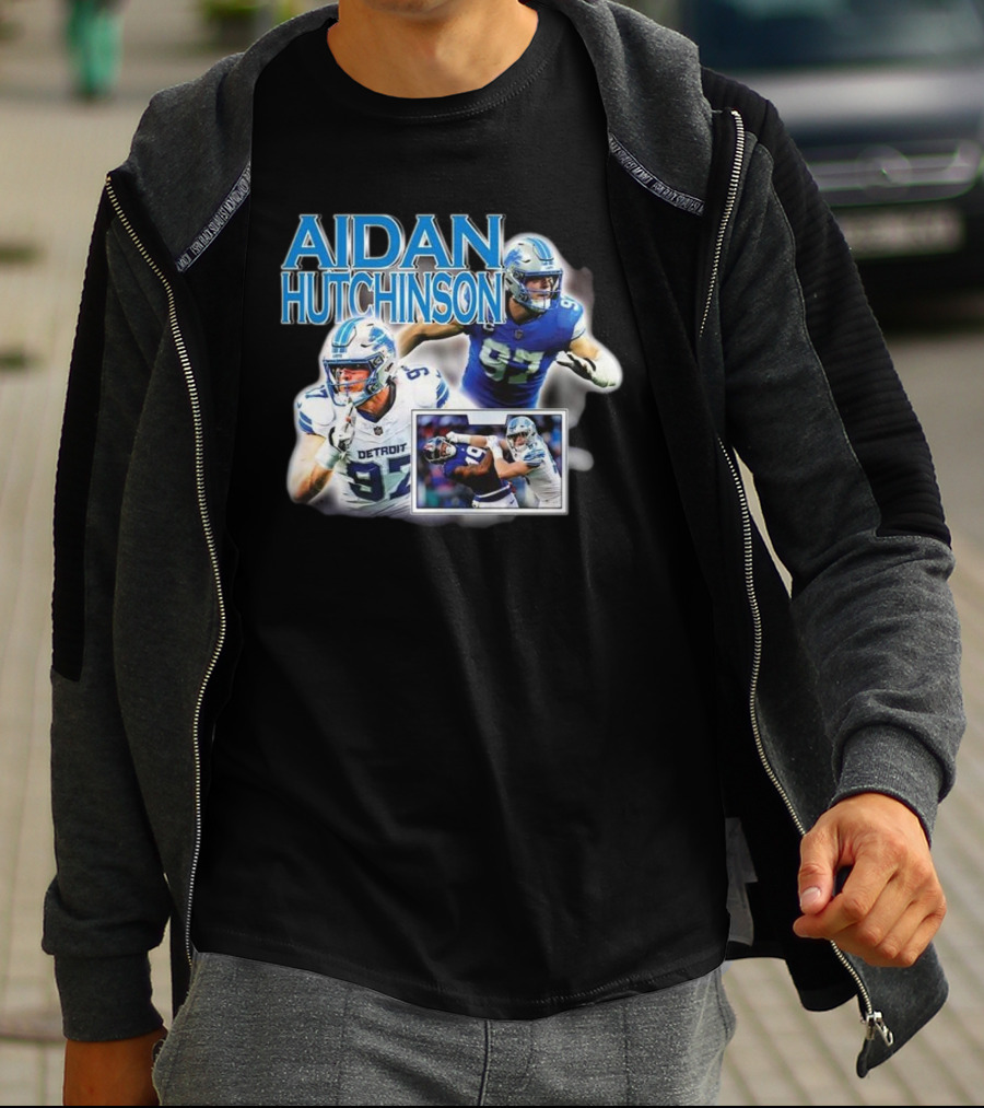 Aidan Hutchinson Detroit Lions Football T-Shirt