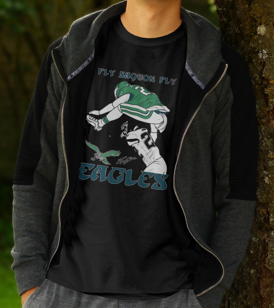 Fly Saquon Fly Eagles T-Shirt