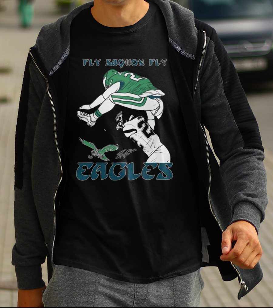 Fly Saquon Fly Eagles T-Shirt