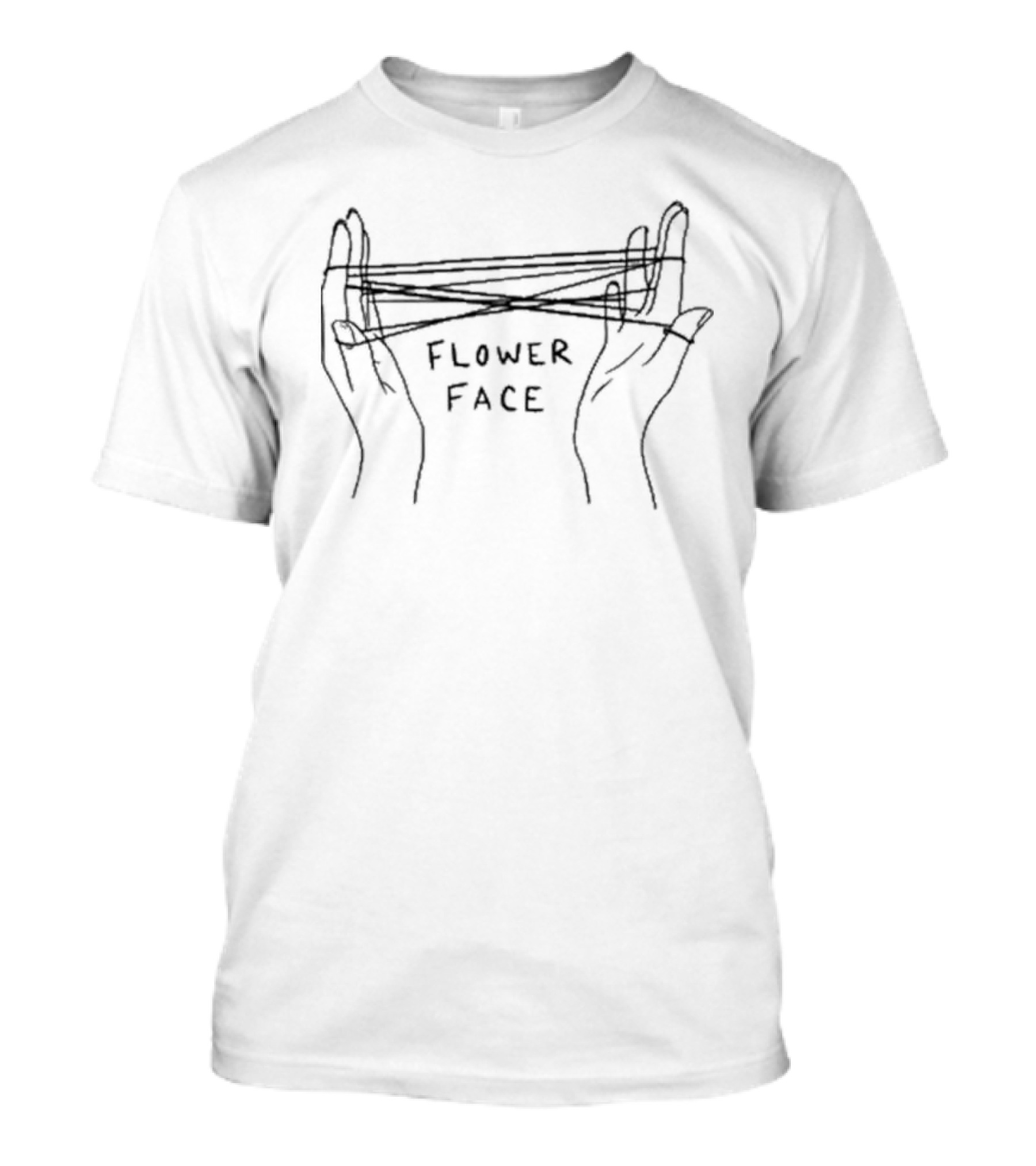 Flower Face Cat’s Cradle Hands T-Shirt