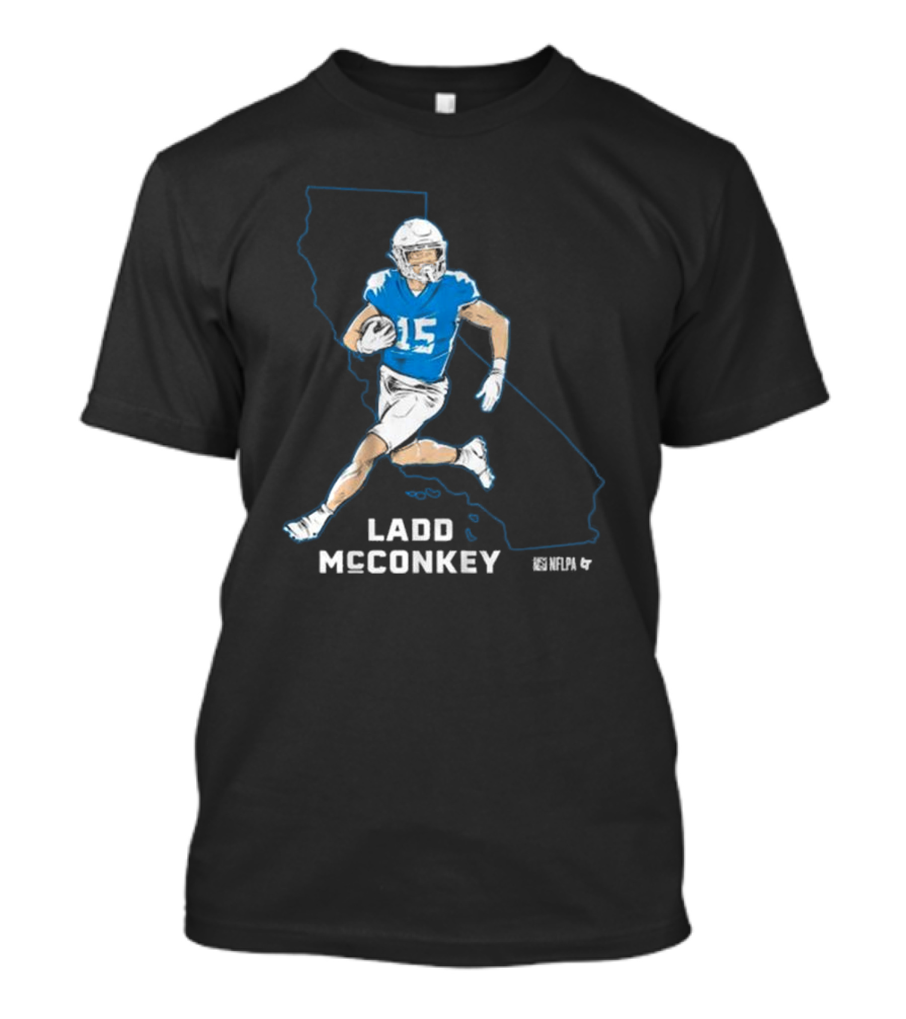 Ladd McConkey NFLPA California Football Star T-Shirt
