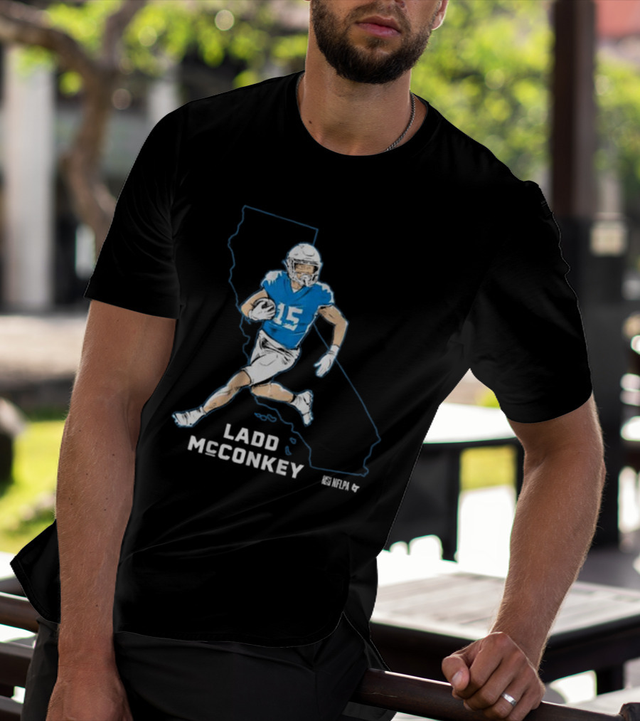 Ladd McConkey NFLPA California Football Star T-Shirt