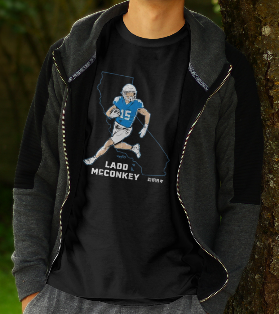 Ladd McConkey NFLPA California Football Star T-Shirt