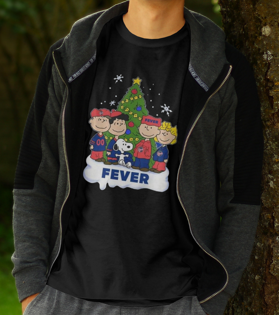 Snoopy And Friends Fever Christmas Tree Celebration T-Shirt