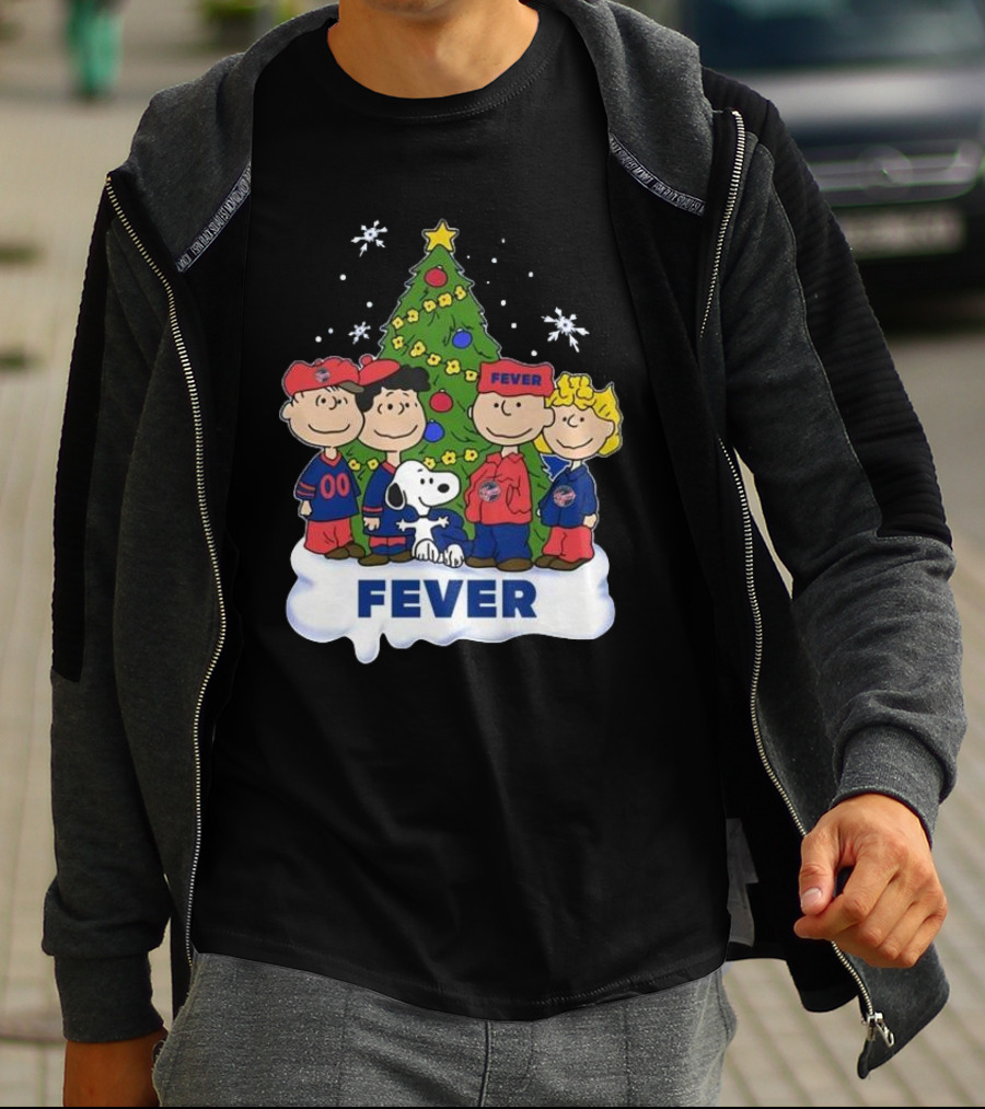 Snoopy And Friends Fever Christmas Tree Celebration T-Shirt