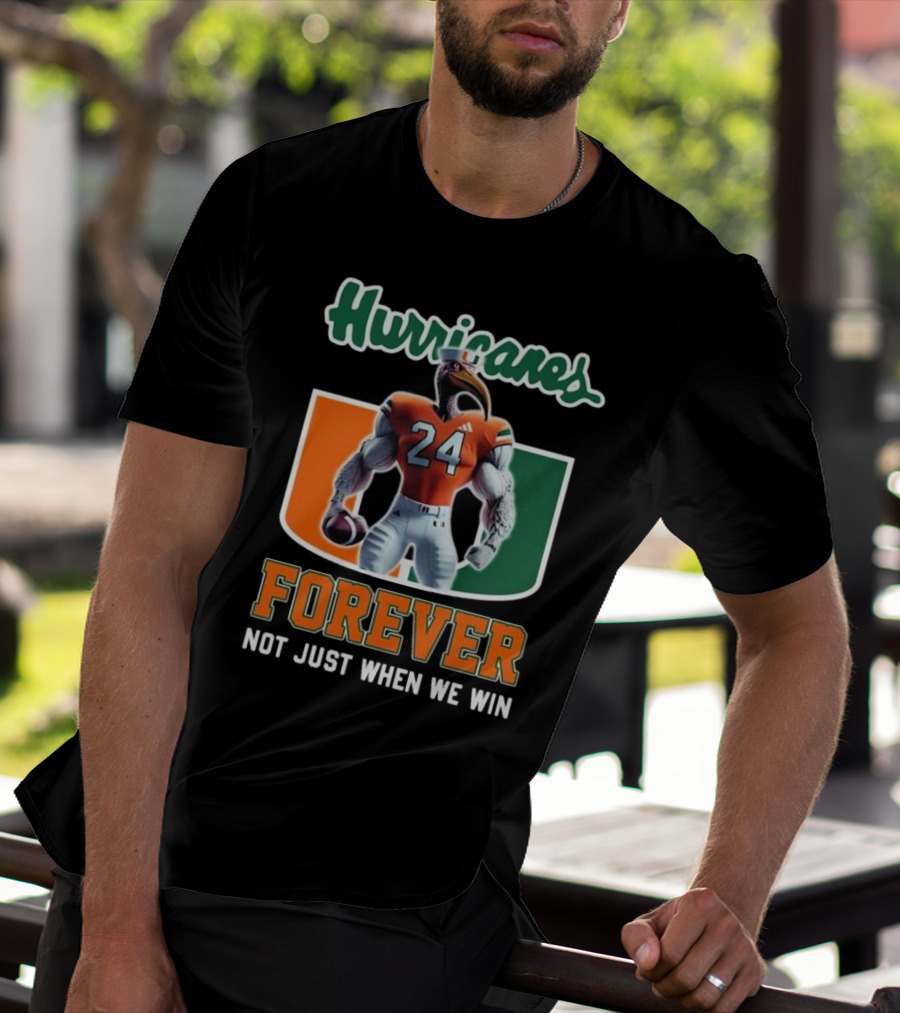 Hurricanes 24 Forever Not Just When We Win T-Shirt
