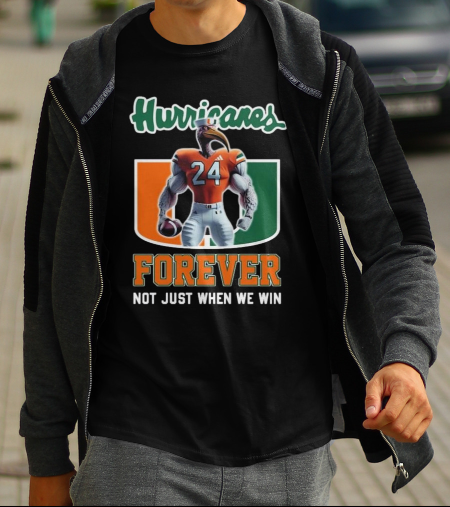 Hurricanes 24 Forever Not Just When We Win T-Shirt