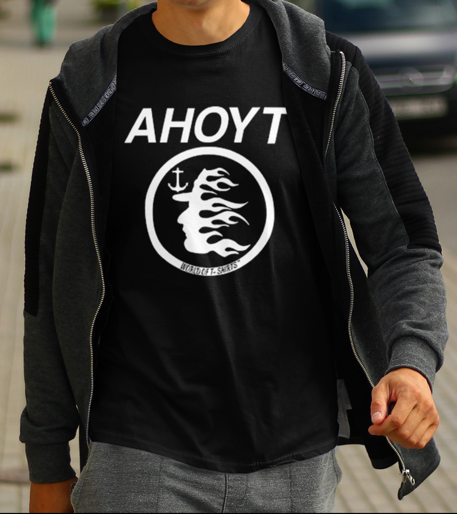Ahoyt 2025 World Of T-Shirts Flame Anchor T-Shirt