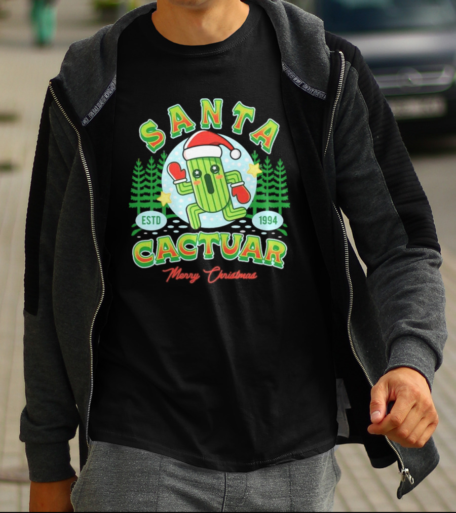 Santa Cactuar Merry Christmas ESTD 1994 T-Shirt