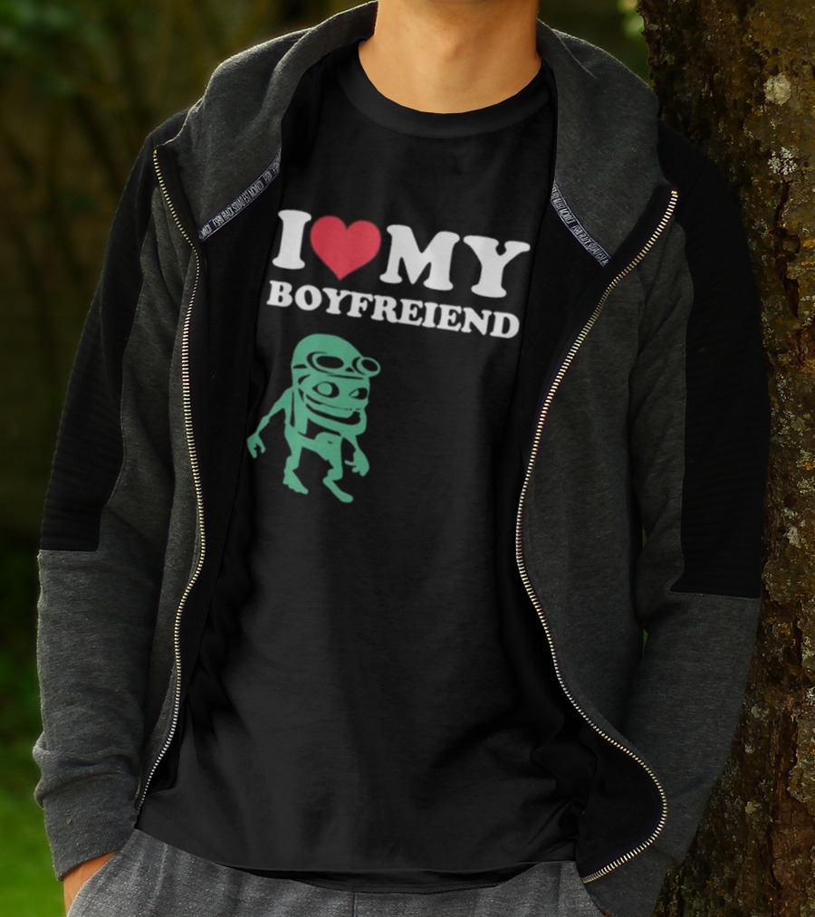 I Love My Boyfriend Crazy Frog Joey Valence T-Shirt