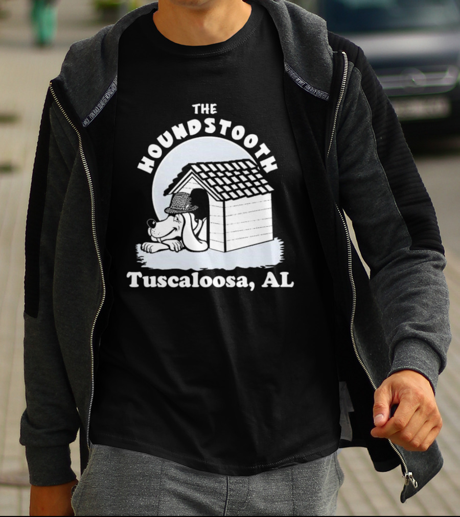 The Houndstooth Hound Doghouse Tuscaloosa AL T-Shirt