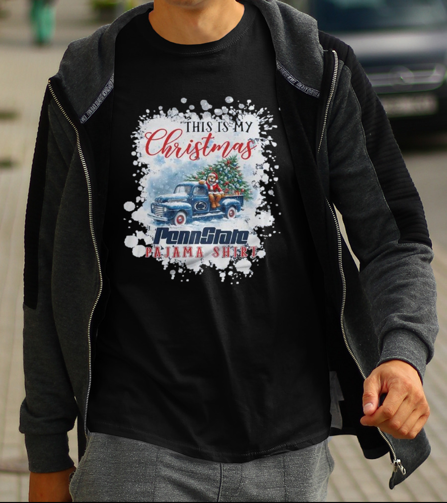 This Is My Christmas Penn State Pajama Shirt T-Shirt