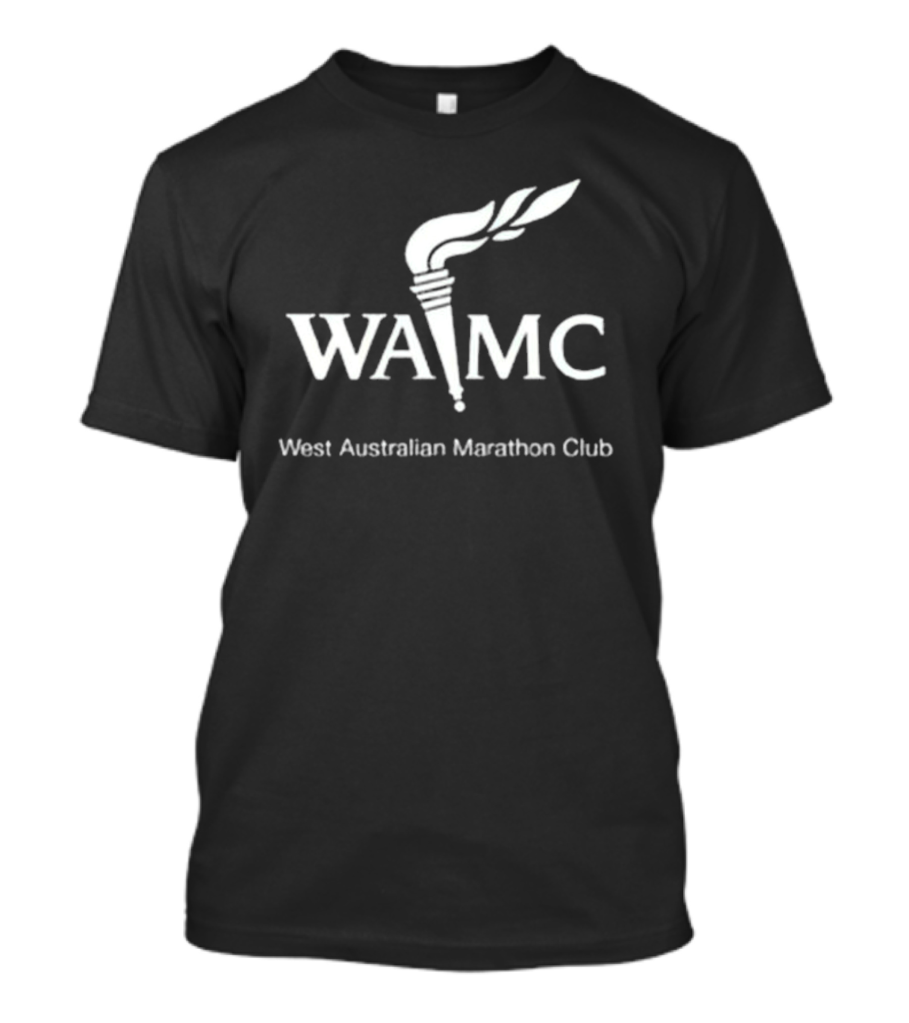 WAMC Torch Logo West Australian Marathon Club T-Shirt