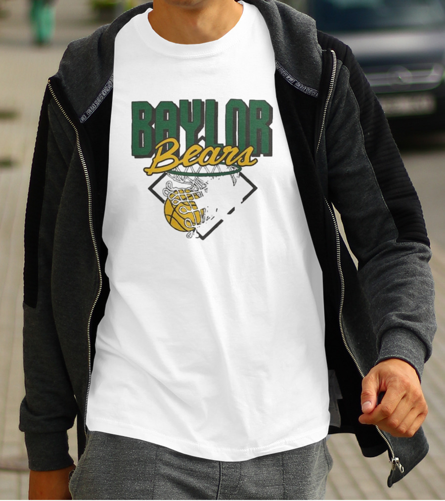 Baylor Bears Basketball Nothing But Net T-Shirt