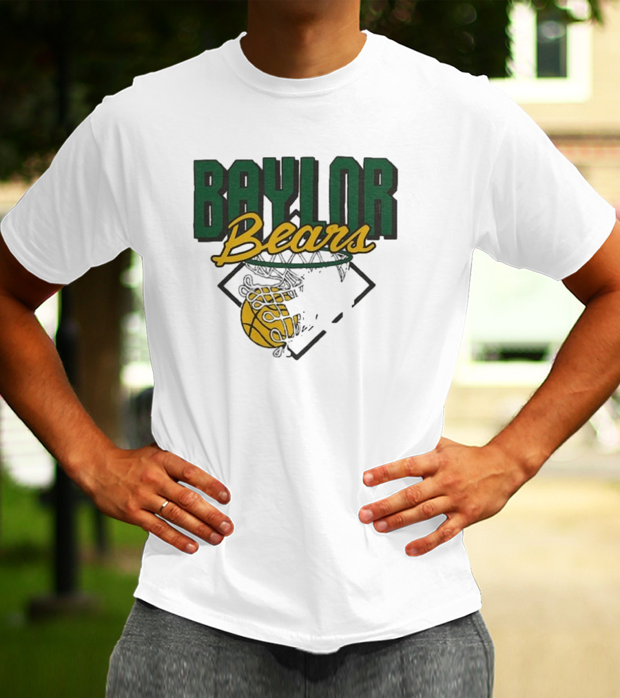Baylor Bears Basketball Nothing But Net T-Shirt