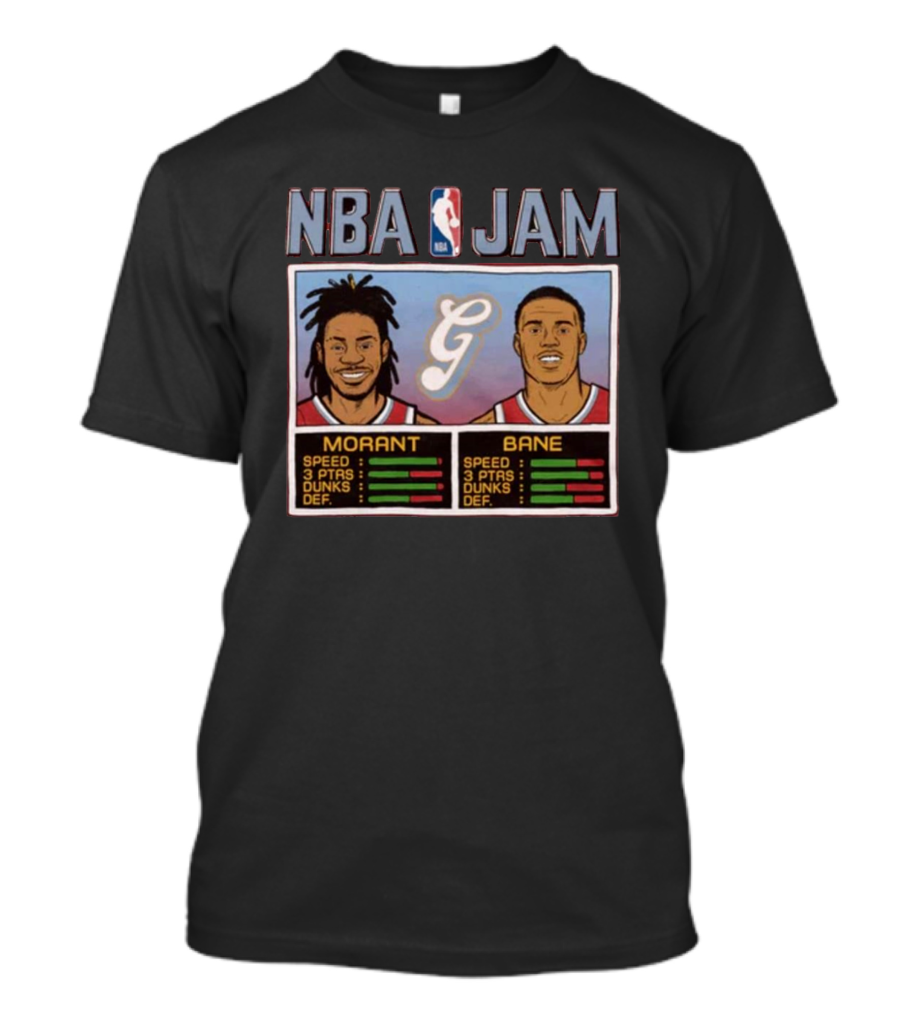 NBA Jam Morant Bane Memphis Grizzlies City Edition T-Shirt