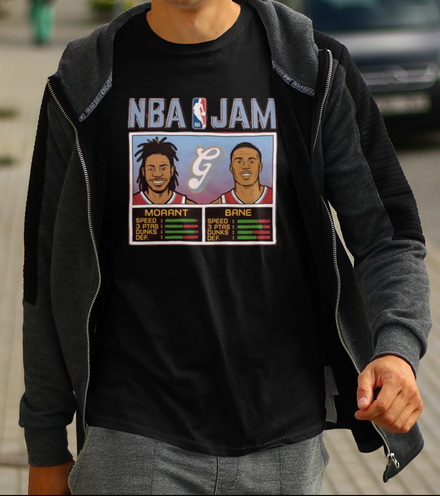 NBA Jam Morant Bane Memphis Grizzlies City Edition T-Shirt