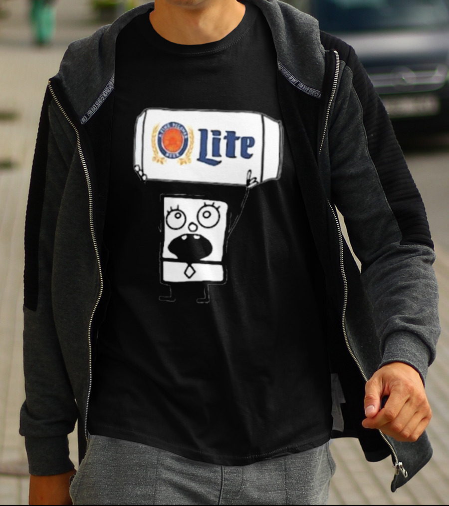 Doodlebob Miller Lite Beer T-Shirt