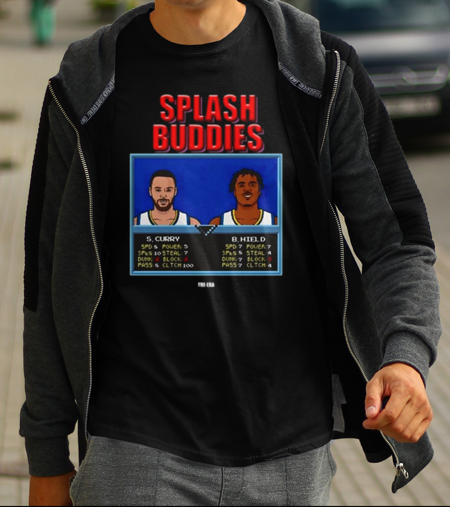 Dope Era Splash Buddies S. Curry B. Hield Retro Game T-Shirt
