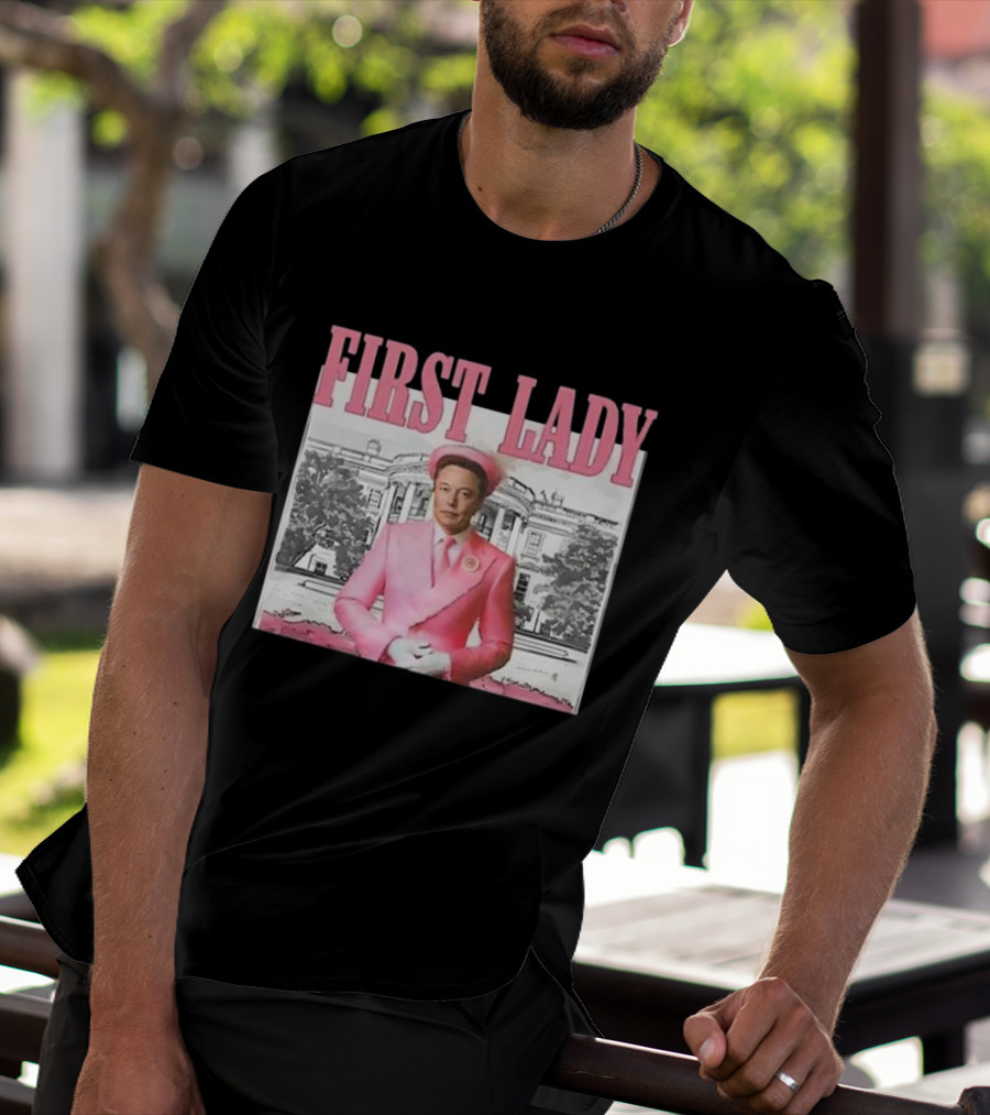 First Lady Elonia Musk Pink Suit White House T-Shirt