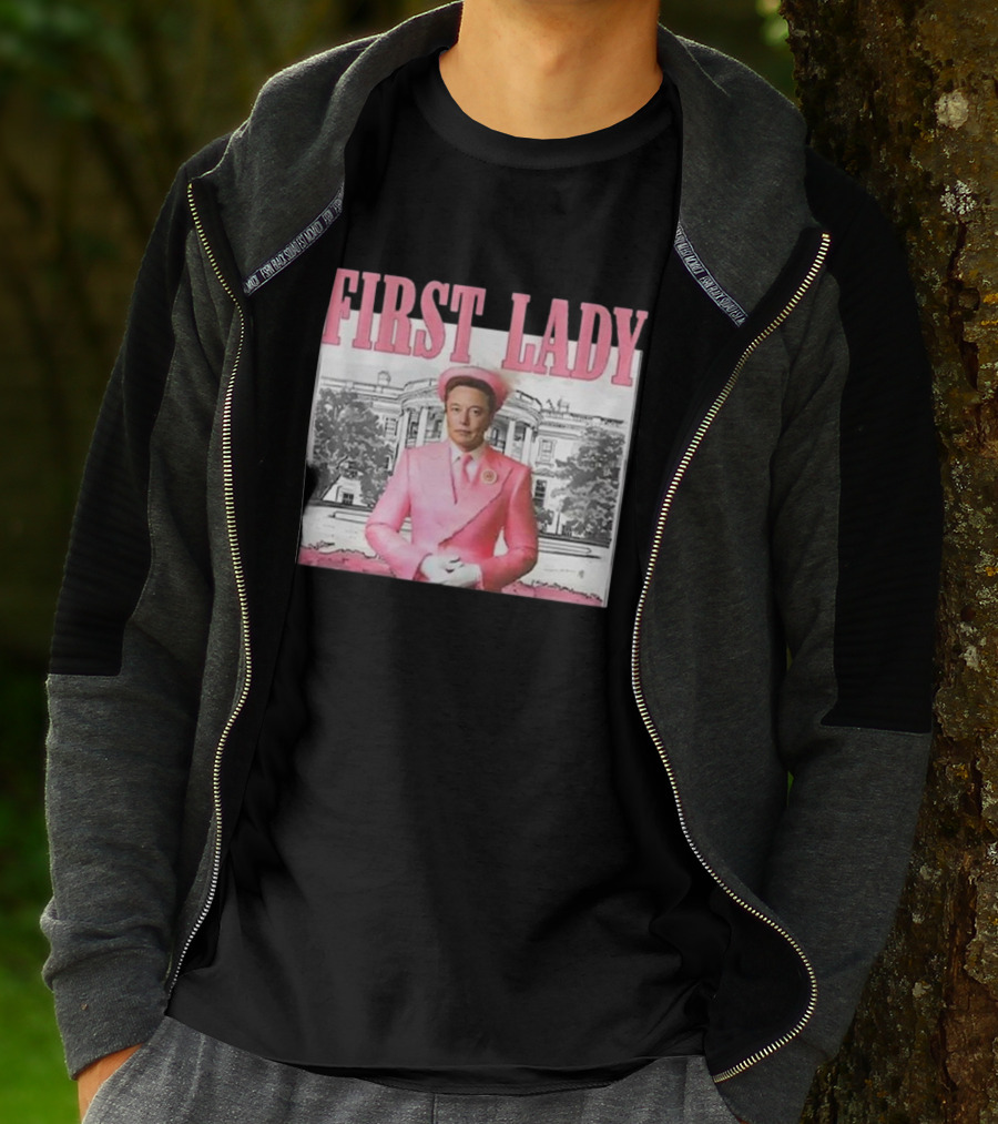 First Lady Elonia Musk Pink Suit White House T-Shirt