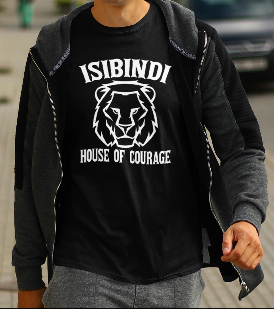 Isibindi House Of Courage Lion Head Emblem T-Shirt