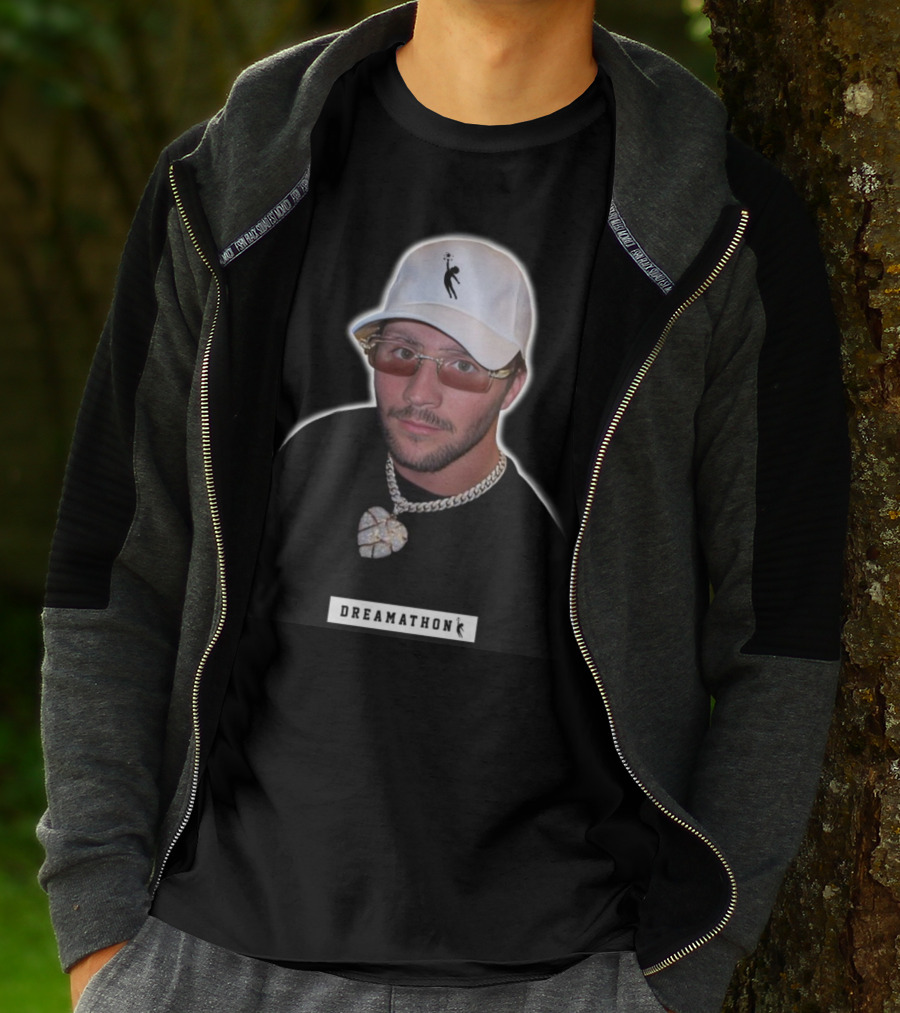 Josh Allen Dreamathon White Cap And Chain T-Shirt