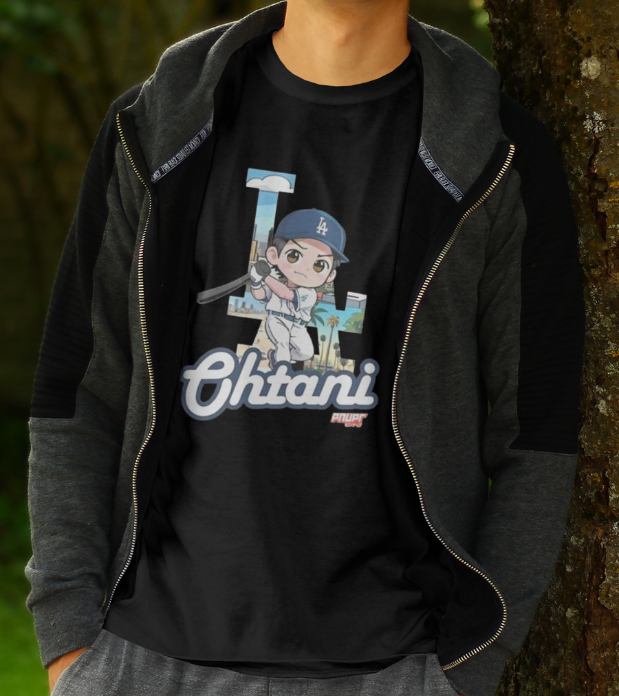 Chibi Shohei Ohtani LA Dodgers Ohtani Pnuppr T-Shirt