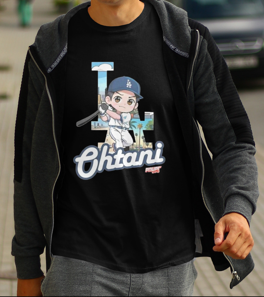 Chibi Shohei Ohtani LA Dodgers Ohtani Pnuppr T-Shirt