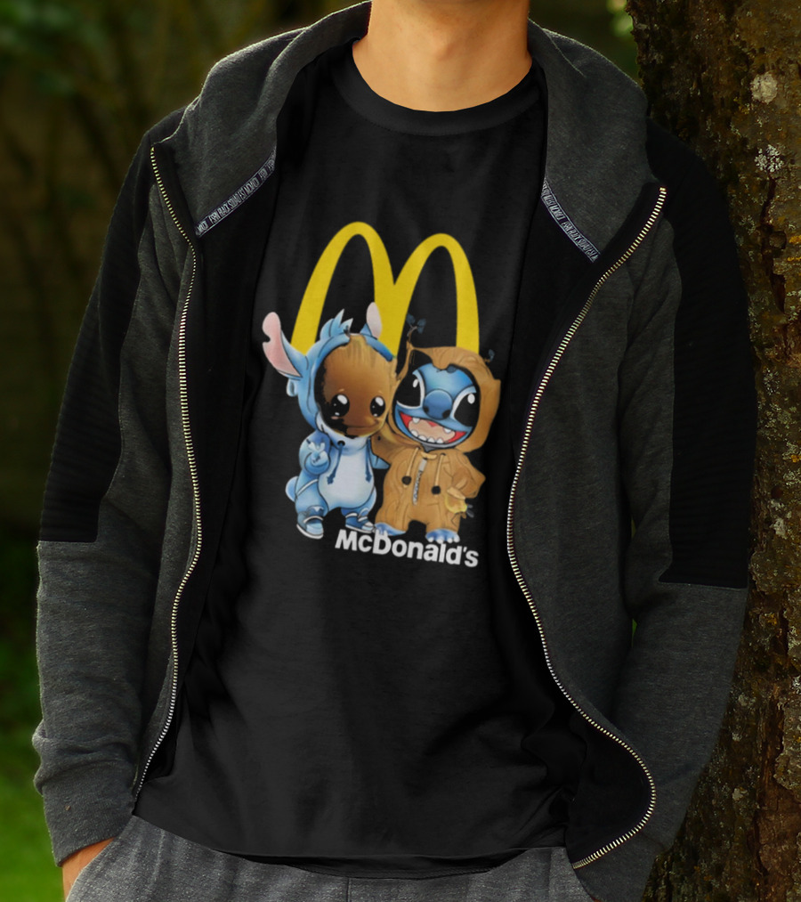 Groot Stitch McDonald’s Crossover T-Shirt