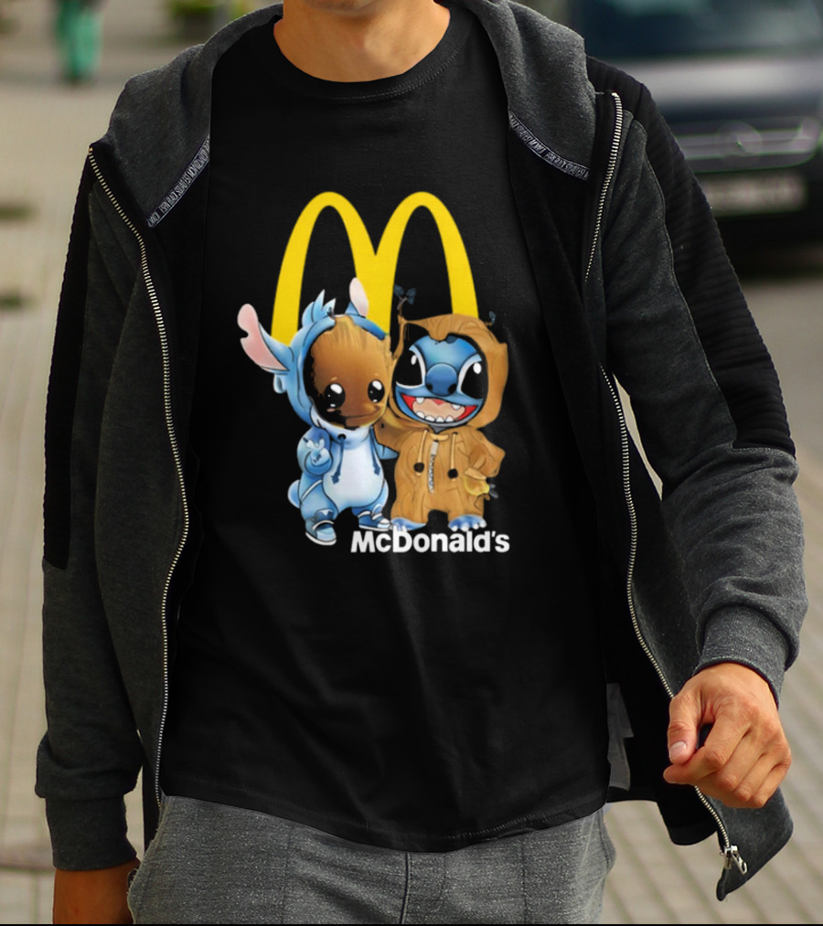 Groot Stitch McDonald’s Crossover T-Shirt