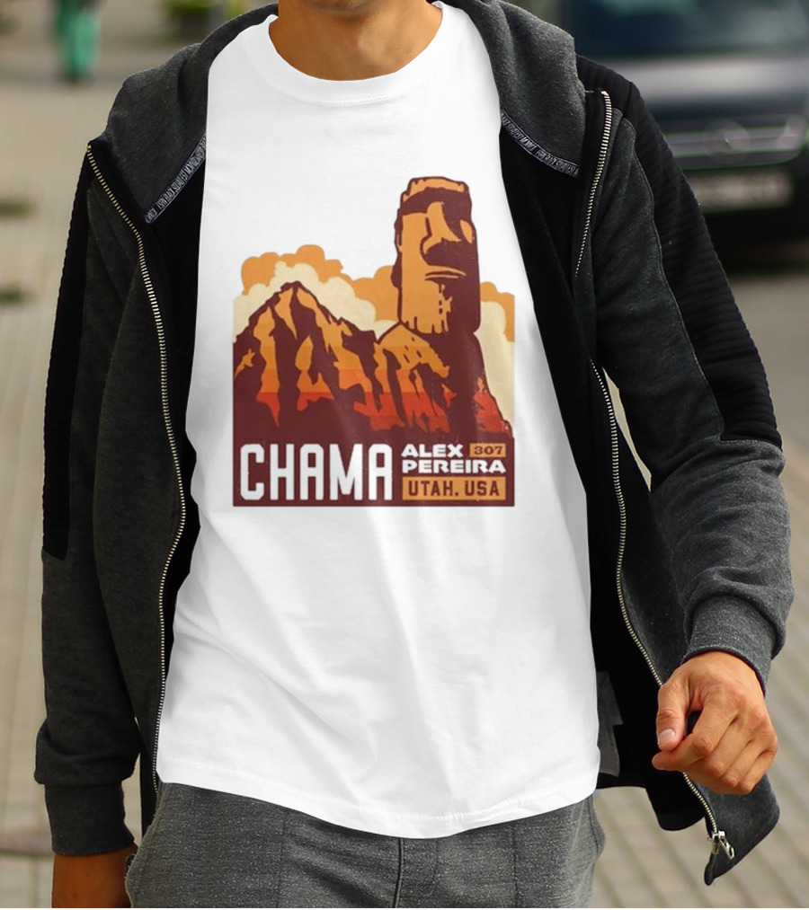 Chama Alex Pereira 307 Stonehead Utah USA T-Shirt