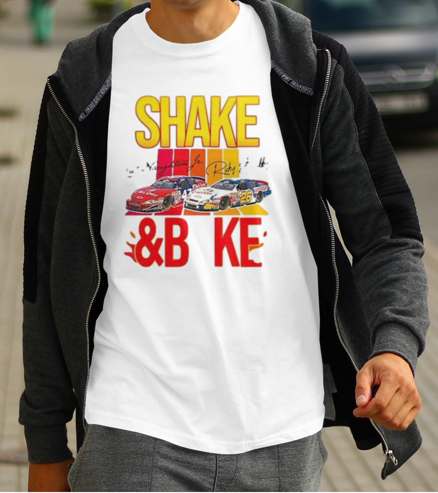 SHAKE And BAKE NASCAR Racing Talladega Nights Ricky Bobby T-Shirt