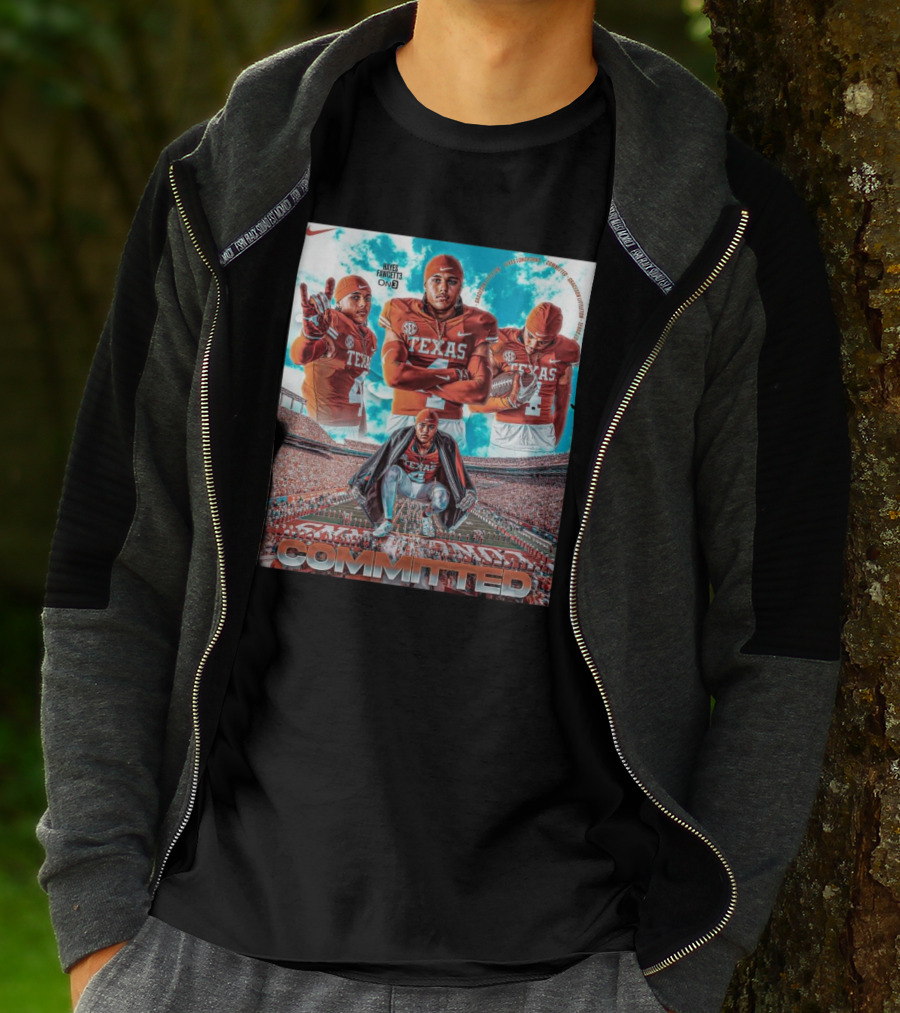 Texas Longhorns Graceson Littleton Committed Football T-Shirt