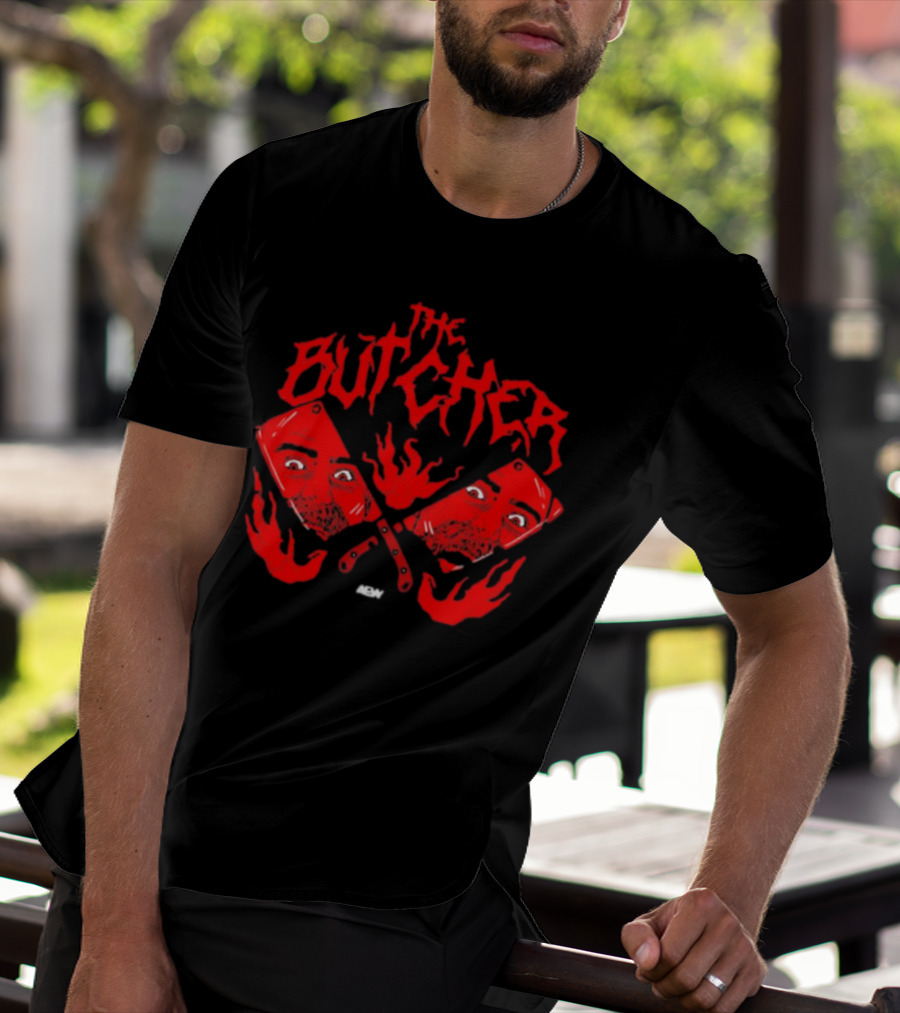 The Butcher Red Cleavers AEW Reflections T-Shirt