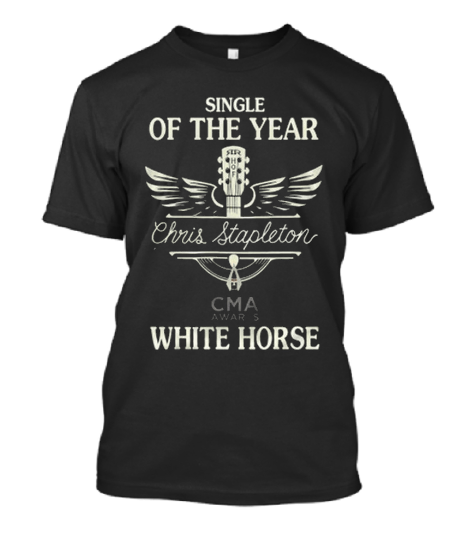 Chris Stapleton Single Of The Year CMA Awards White Horse T-Shirt