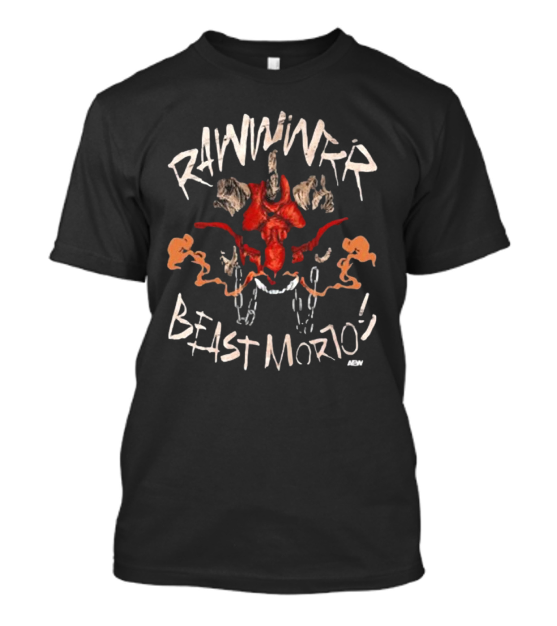 RAWWWRR Beast Mortos Skeleton Chains T-Shirt