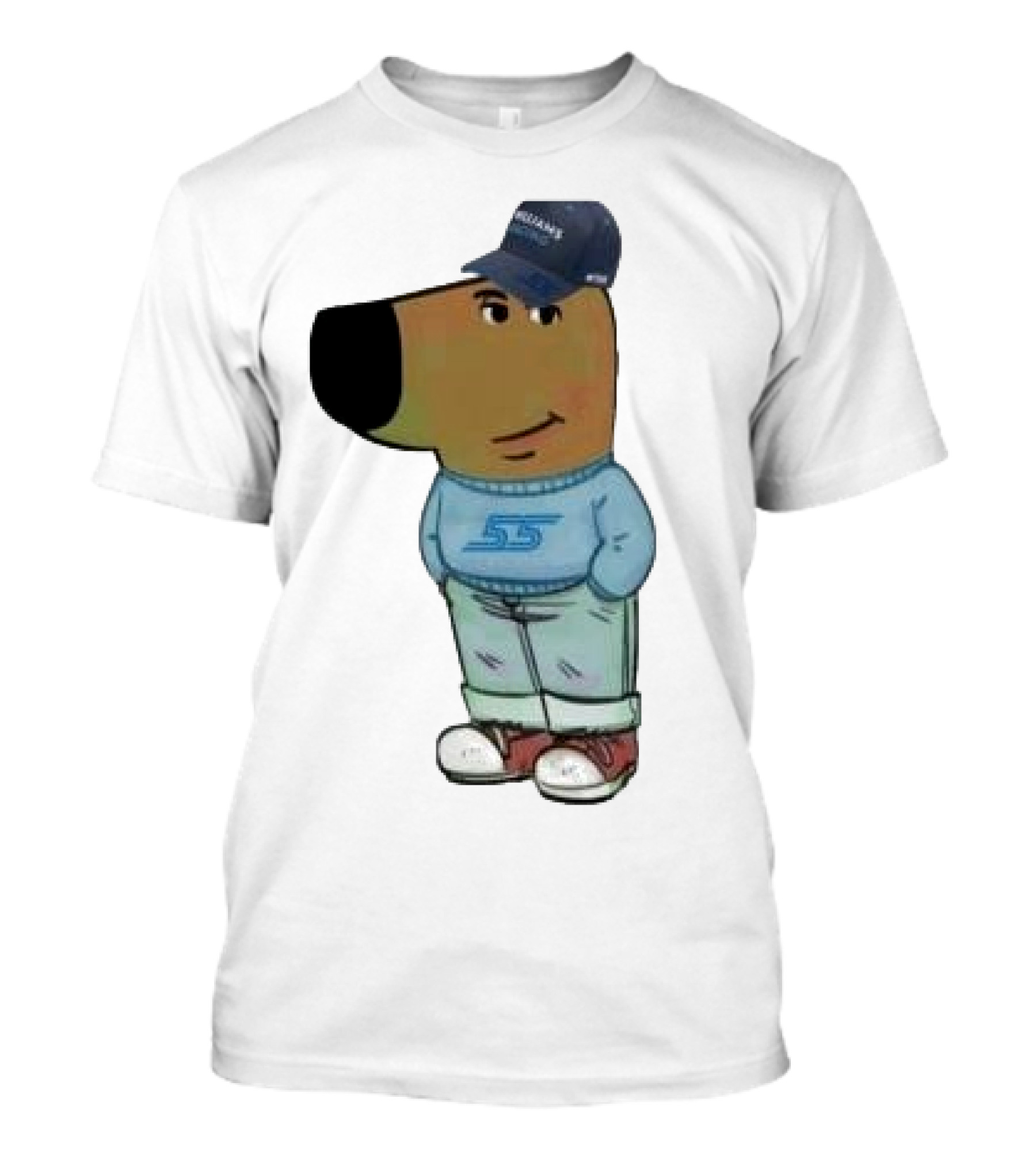 Williams Racing 55 Chill Guy Dog Hat T-Shirt