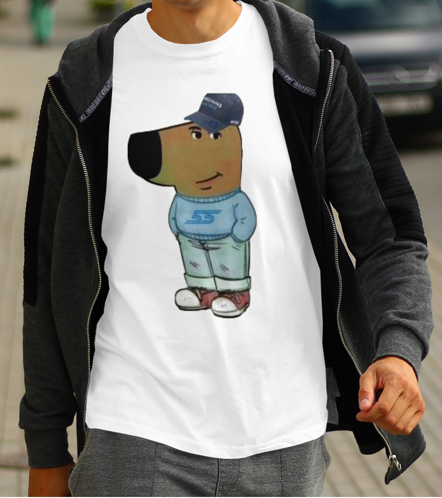 Williams Racing 55 Chill Guy Dog Hat T-Shirt