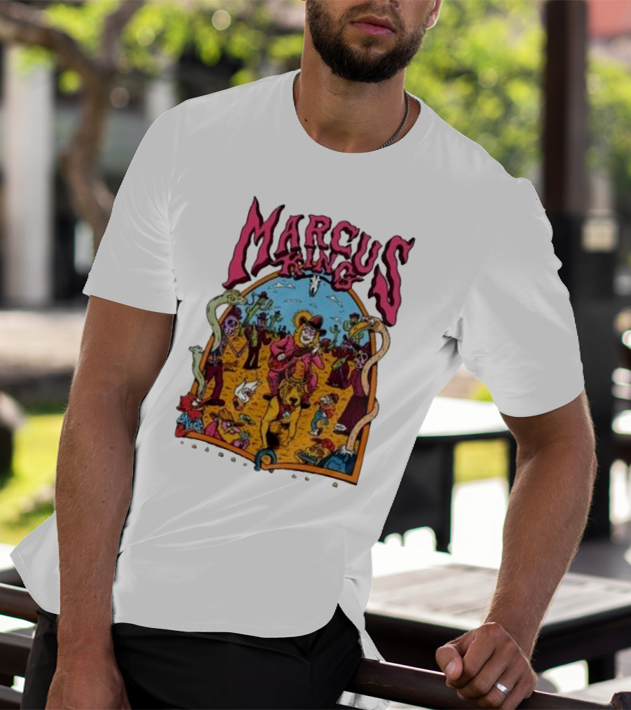 Marcus King Wild West Adventure With Cowboys And Skeletons T-Shirt