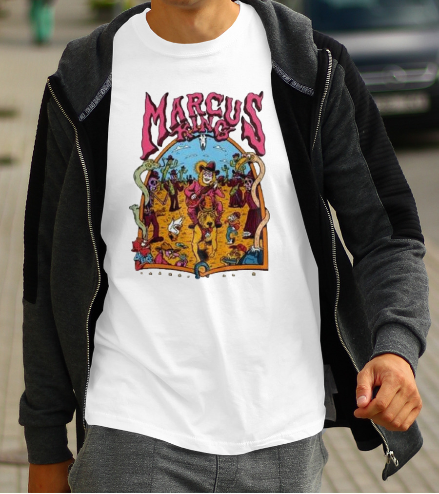 Marcus King Wild West Adventure With Cowboys And Skeletons T-Shirt