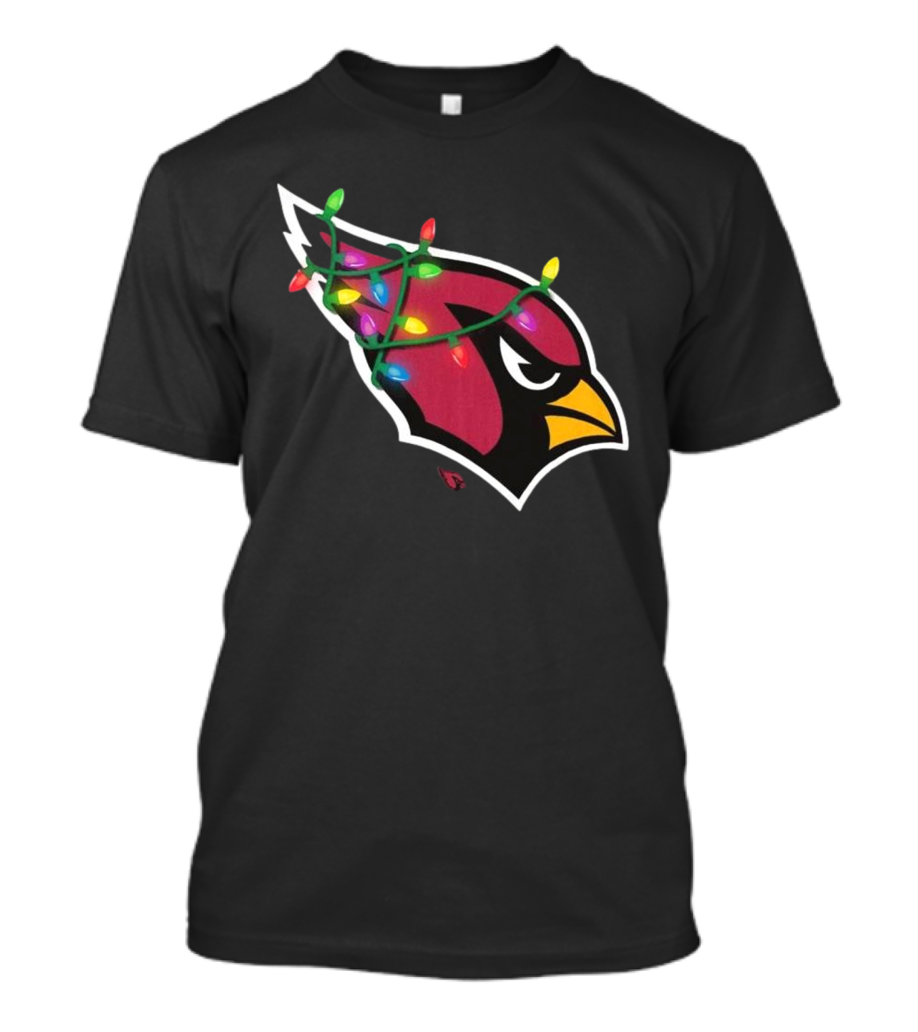 Arizona Cardinals Festive Holiday Lights T-Shirt